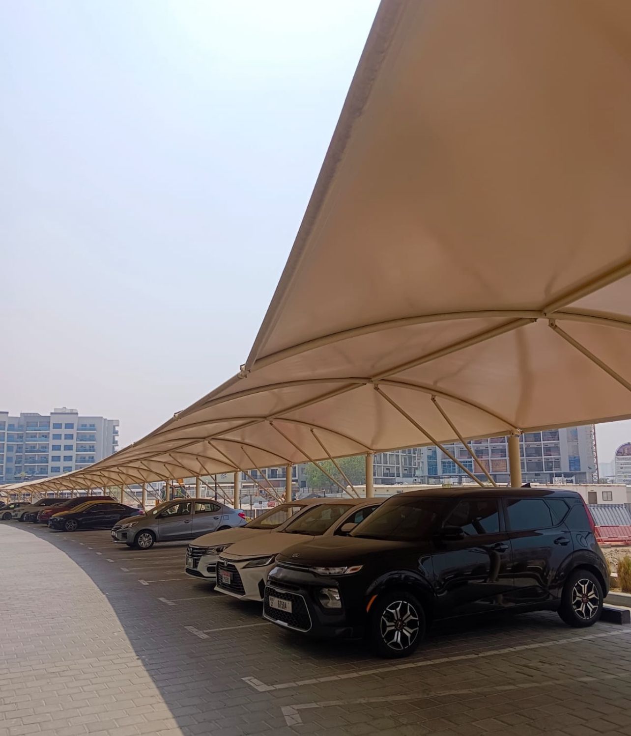 Car Parking Shades in UAE – Barzah Shade